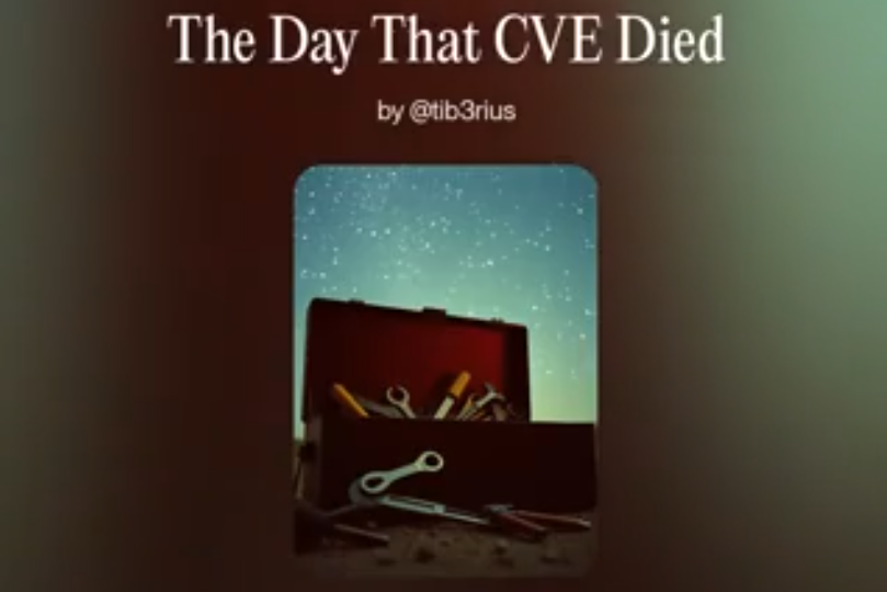 A song by Tib3rius about CVE's near death experience.